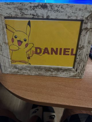 Marco Pokémon con Nombre Daniel
