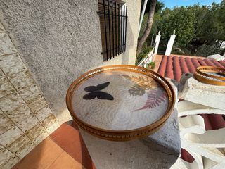 Bandejas decorativas mariposas (6 uds)