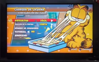 PS4 Garfield Lasagna Party