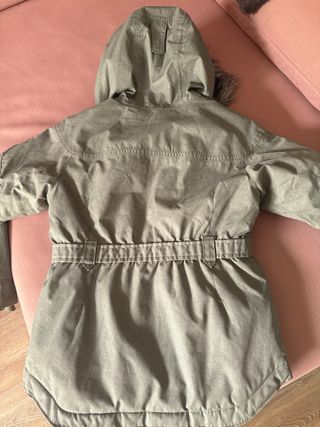 Cazadora niña Columbia verde oliva