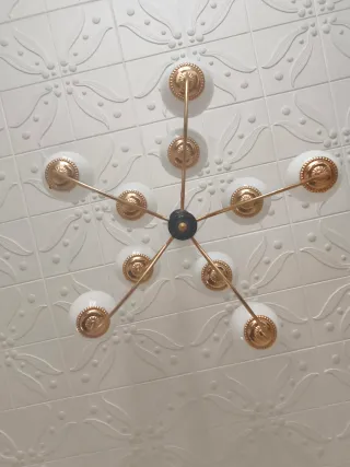 Lámpara de techo 10 focos