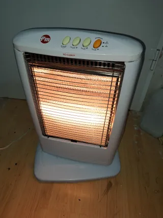 Calefactor FM Blanco, calentador estufa