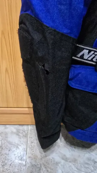 Chaqueta Moto Cordura Nitro Azul/Negro