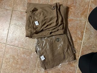 4 Camisetas Marrones Talla P