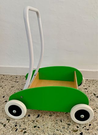 Carrito de madera Ikea verde