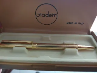 Penna sfera Giadem placcata oro Made in Italy