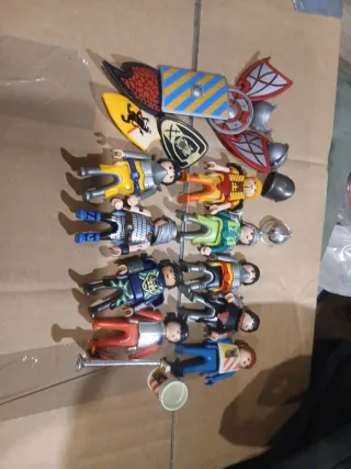 Lote Figuras Medievales Playmobil Todo 10€