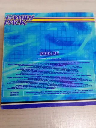 Family Pack SEGA PC 1995 Retro Vintage