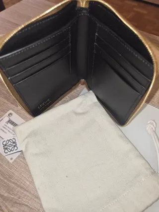 Cartera Loewe Knot compact zip