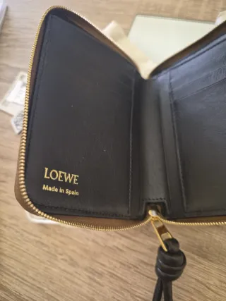 Cartera Loewe Knot compact zip
