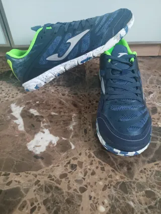 Zapatillas Joma Fútbol Sala Azul/Verde