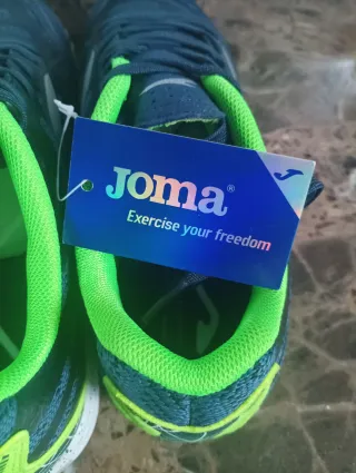 Zapatillas Joma Fútbol Sala Azul/Verde