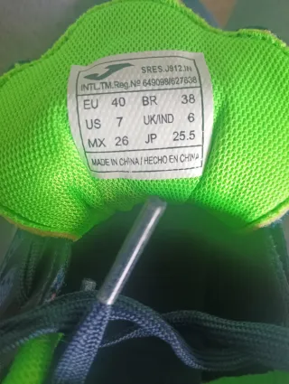 Zapatillas Joma Fútbol Sala Azul/Verde