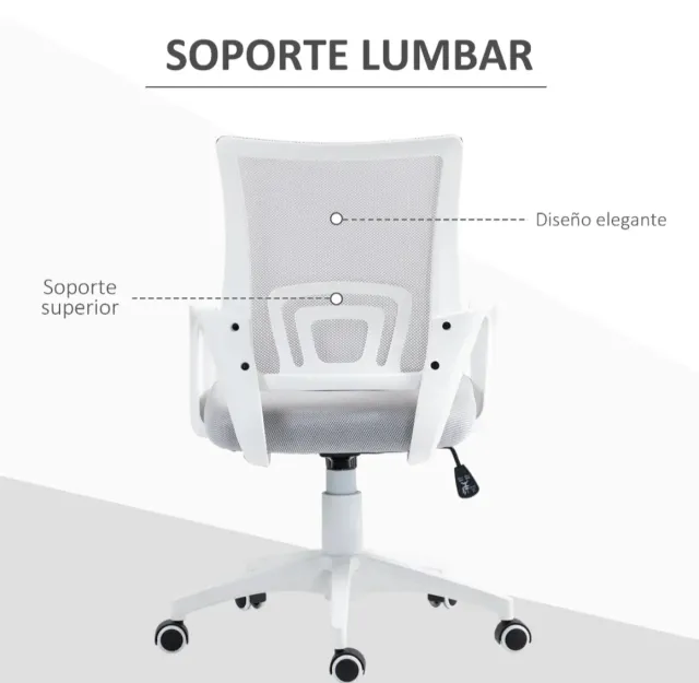 Silla de oficina giratoria de malla