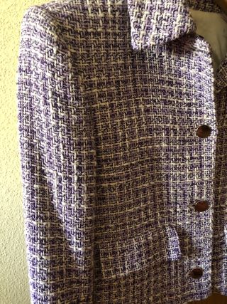 Blazer Zara Morado Tweed