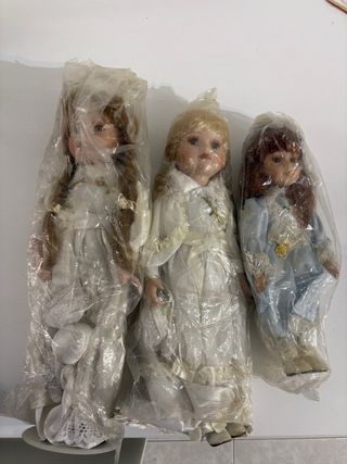 Muñecas de Comunión Porcelana (3uds)