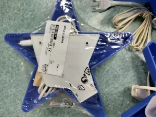 Lámparas Estrella y Luna Ikea (6 uds)