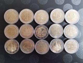 Lote 60 monete commemorative da 2€