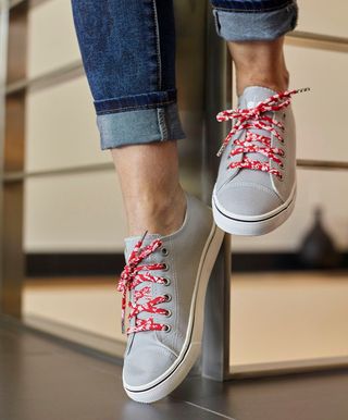 Cordones Liberty Rojo y Blanco