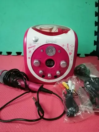 Reproductor Karaoke CD+G Portátil Barbie