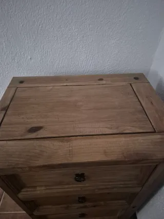 Cajonera rústica de madera