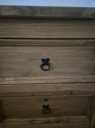 Cajonera rústica de madera