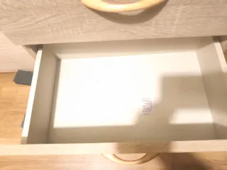 Mesita de noche roble