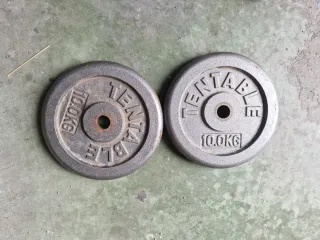 Discos de pesa 10kg (2 unidades)