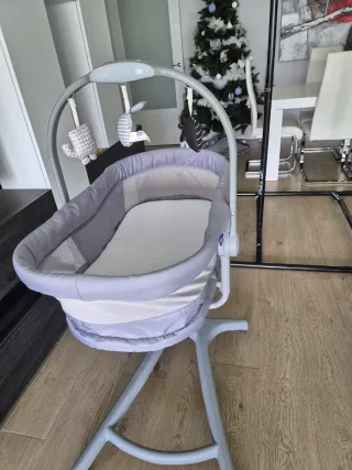 Cuna Chicco 4 en 1 Gris