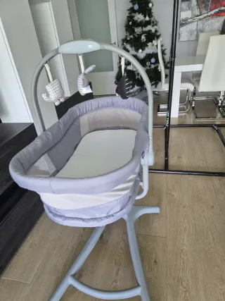 Cuna Chicco 4 en 1 Gris