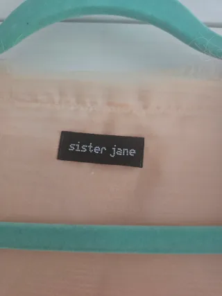 Chaqueta de flecos rosa talla única