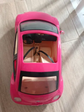 Coche Barbie Rosa Wolfsvagen