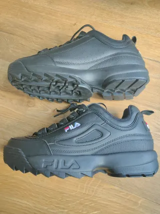 Zapatillas Fila Disruptor Hombre Negras