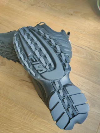 Zapatillas Fila Disruptor Hombre Negras