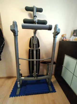 Banco musculación con soportes Abrera