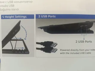 Base Refrigeradora Portátil Ewent 5 Posiciones