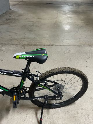 Bicicleta B-PRO JD 20 Negra y Verde
