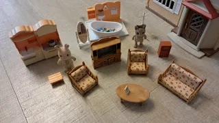 Casa Sylvanian Families con luz