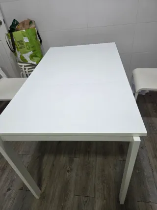 Mesa de cocina Ikea blanca