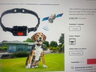 Valla GPS Inalámbrica para Perros mod F810plus