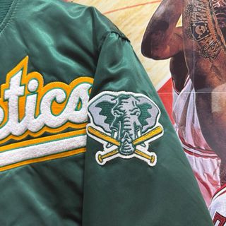 Chaqueta Bomber Oakland Athletics Starter Vintage