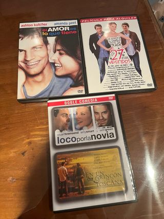 Lote 3 Películas DVD Comedia Romántica