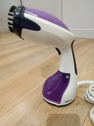Plancha de vapor vertical morada