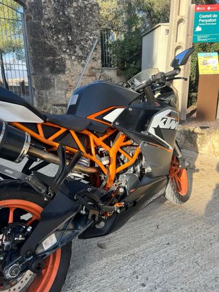 KTM RC 125 2016 Naranja y Negra