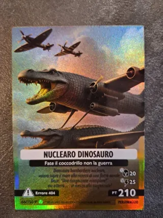 Carta Nuclearo Dinosaura 66/150 P
