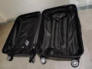 Maleta de viaje grande azul