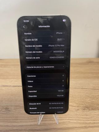 Iphone 12 Pro max -128GB - 100% de salud - Con caj