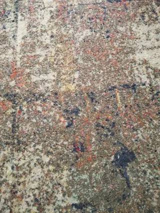 Alfombra salón diseño abstracto en muy buen estado