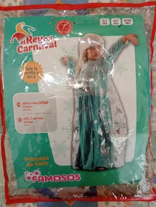 Disfraz Frozen Niña Talla 6-7
