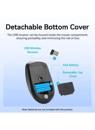 Ratón Inalámbrico Vention KTBB0 USB 2.4GHz